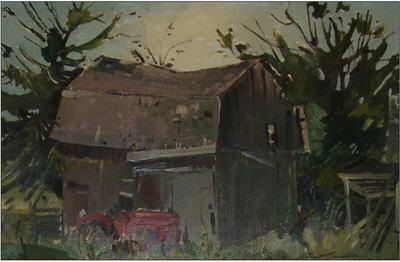 Sample artwork by George Lorne Holland Bouchard (1913 - 1978), known for arctic scene and landscape painting, commercial art and illustration - View similar artists and auction records